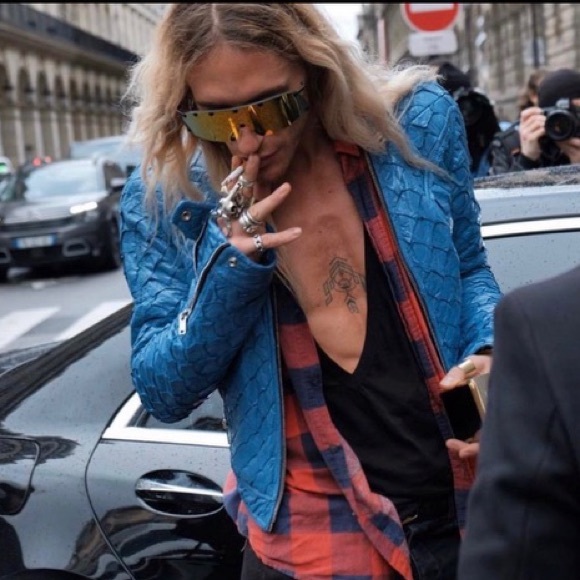 Rick Owens shielding sunglasses black rainbow NWT main image 4